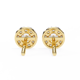 WOKE ™ Halo VVS-F Moissanite Studs in 14/18k Gold (Copy)
