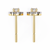 WOKE ™ Halo VVS-F Moissanite Studs in 14/18k Gold (Copy)