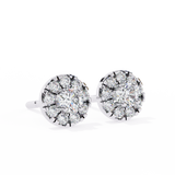 WOKE ™ Halo VVS-F Moissanite Studs in 14/18k Gold (Copy)