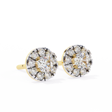 WOKE ™ Halo VVS-F Moissanite Studs in 14/18k Gold (Copy)