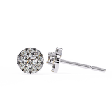 WOKE ™ Halo VVS-F Moissanite Studs in 14/18k Gold (Copy)