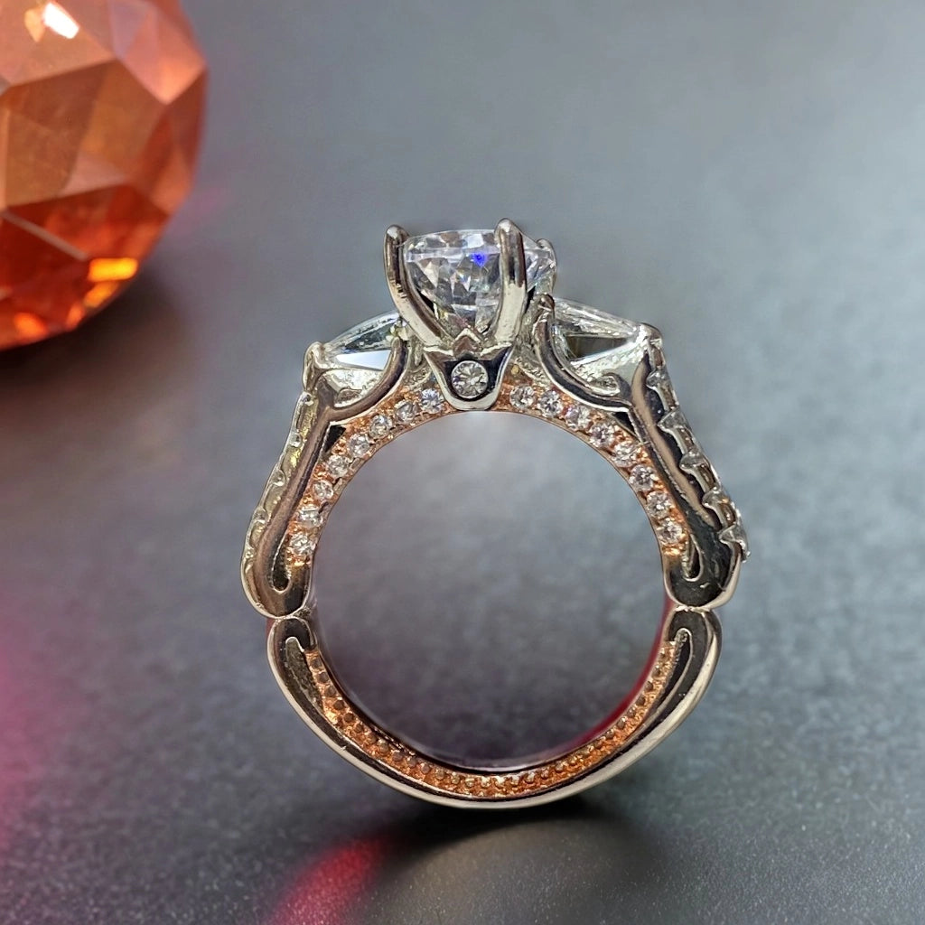 Woke Tri-oval cut Queen ring