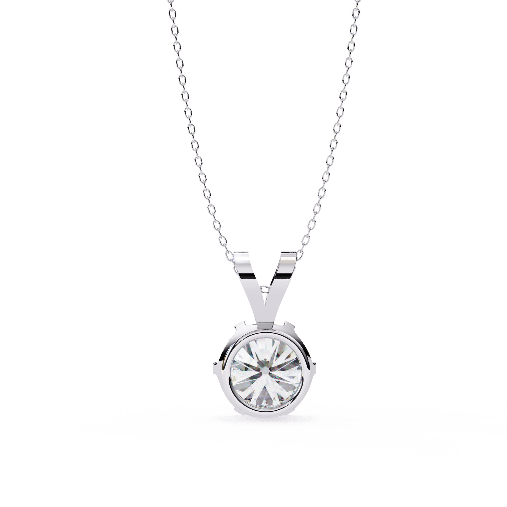 WOKE™️ 6 Prong 1 CT Pendant ( No chain)
