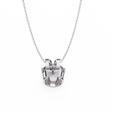 WOKE™️ 6 Prong 1 CT Pendant ( No chain)