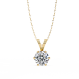 WOKE™️ 6 Prong 1 CT Pendant ( No chain)