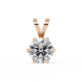 WOKE™️ 6 Prong 1 CT Pendant ( No chain)