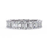 WOKE™ 4.75 carat emerald cut Lab grown diamond eternity in 14k gold