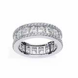 WOKE™ 4.55 carat Pear cut Lab grown diamond eternity in 14k gold