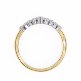 WOKE™ 0.85 carat Pear cut Lab grown diamond V-Band in 14k gold