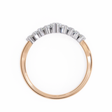 WOKE™ 0.85 carat Pear cut Lab grown diamond V-Band in 14k gold
