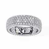 WOKE™ 1.55 carat round cut Lab grown diamond drip band in 14k gold