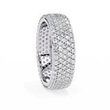 WOKE™ 1.55 carat round cut Lab grown diamond drip band in 14k gold