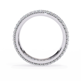 WOKE™ 1.55 carat round cut Lab grown diamond drip band in 14k gold