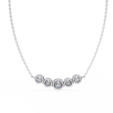 WOKE ™ VVS-F Lab Grown Diamond 1.70 Carat Round bezel pendant