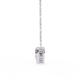 WOKE ™ VVS-F Lab Grown Diamond 1.70 Carat Round bezel pendant