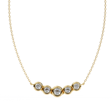 WOKE ™ VVS-F Lab Grown Diamond 1.70 Carat Round bezel pendant