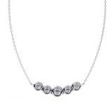 WOKE ™ VVS-F Lab Grown Diamond 1.70 Carat Round bezel pendant