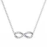 WOKE ™ VVS-F Lab Grown Diamond .45 Carat Round infinity pendant