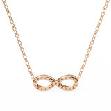 WOKE ™ VVS-F Lab Grown Diamond .45 Carat Round infinity pendant