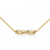 WOKE ™ VVS-F Lab Grown Diamond .45 Carat Round infinity pendant
