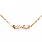 WOKE ™ VVS-F Lab Grown Diamond .45 Carat Round infinity pendant