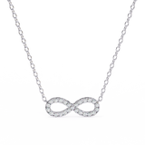 WOKE ™ VVS-F Lab Grown Diamond .45 Carat Round infinity pendant