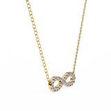 WOKE ™ VVS-F Lab Grown Diamond .45 Carat Round infinity pendant