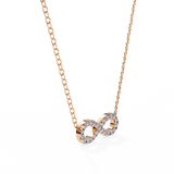 WOKE ™ VVS-F Lab Grown Diamond .45 Carat Round infinity pendant