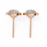 WOKE ™ HALO Round cut Moissanite
