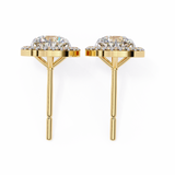 WOKE ™ HALO Round cut Moissanite