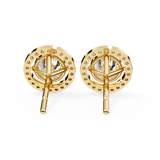 WOKE ™ HALO Round cut Moissanite