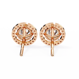 WOKE ™ HALO Round cut Moissanite