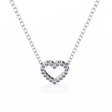WOKE ™ VVS-F Lab Grown Diamond .45 Carat Round Heart pendant
