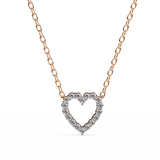 WOKE ™ VVS-F Lab Grown Diamond .45 Carat Round Heart pendant