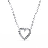 WOKE ™ VVS-F Lab Grown Diamond .45 Carat Round Heart pendant