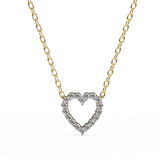 WOKE ™ VVS-F Lab Grown Diamond .45 Carat Round Heart pendant