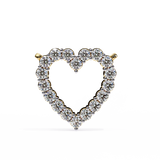 WOKE ™ VVS-F Lab Grown Diamond .45 Carat Round Heart pendant