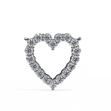 WOKE ™ VVS-F Lab Grown Diamond .45 Carat Round Heart pendant