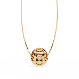 WOKE ™ VVS-F Lab Grown Diamond .45 Carat Round Bezel pendant