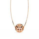 WOKE ™ VVS-F Lab Grown Diamond .45 Carat Round Bezel pendant