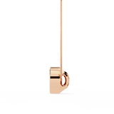 WOKE ™ VVS-F Lab Grown Diamond .45 Carat Round Bezel pendant