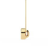 WOKE ™ VVS-F Lab Grown Diamond .45 Carat Round Bezel pendant