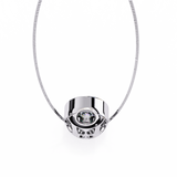 WOKE ™ VVS-F Lab Grown Diamond .45 Carat Round Bezel pendant