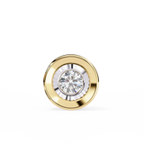 WOKE ™ VVS-F Lab Grown Diamond .45 Carat Round Bezel pendant