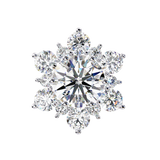WOKE ™ Moissanite SNOWFLAKE Studs