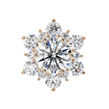 WOKE ™ Moissanite SNOWFLAKE Studs