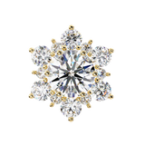 WOKE ™ Moissanite SNOWFLAKE Studs