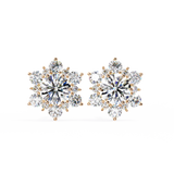 WOKE ™ Moissanite SNOWFLAKE Studs