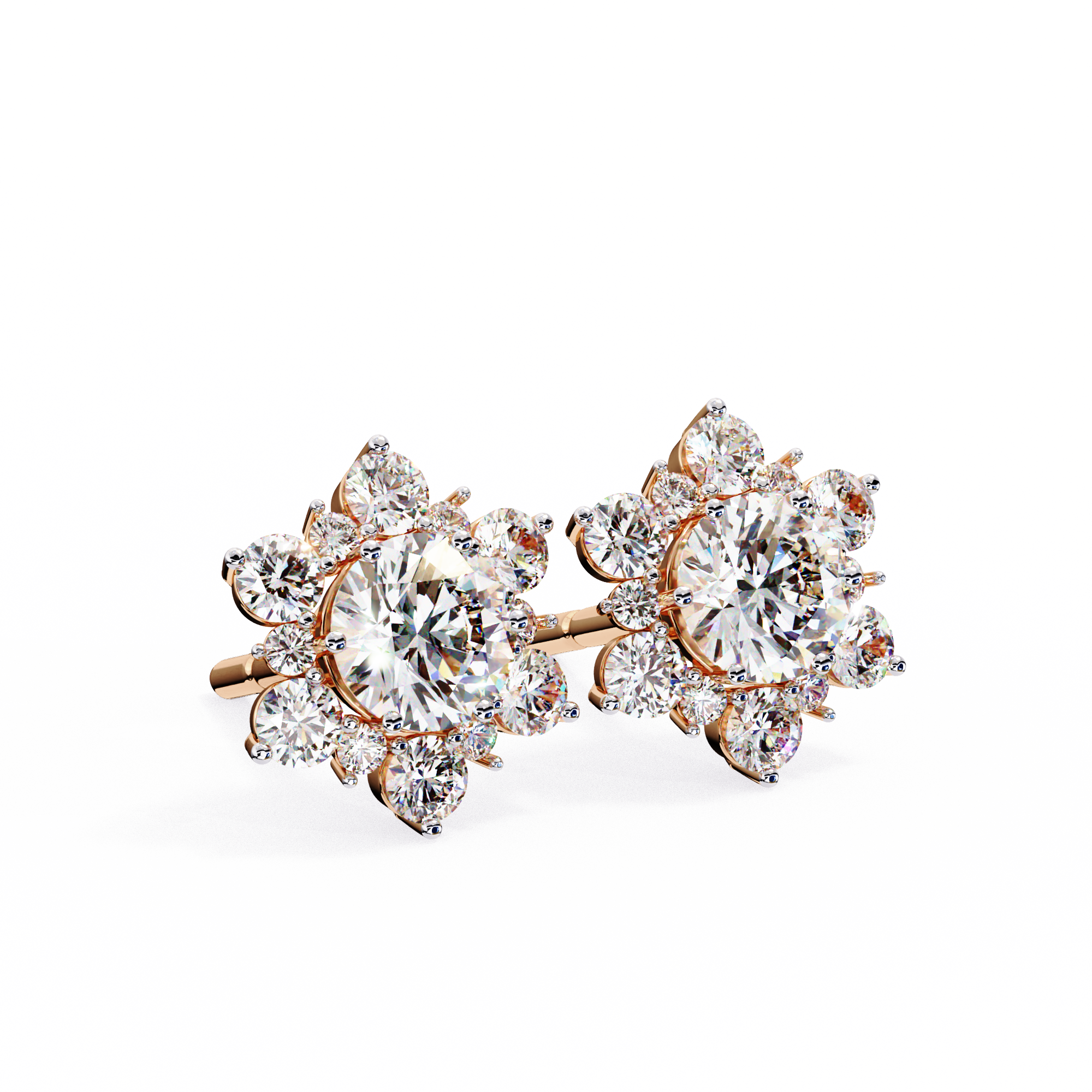 WOKE ™ Moissanite SNOWFLAKE Studs