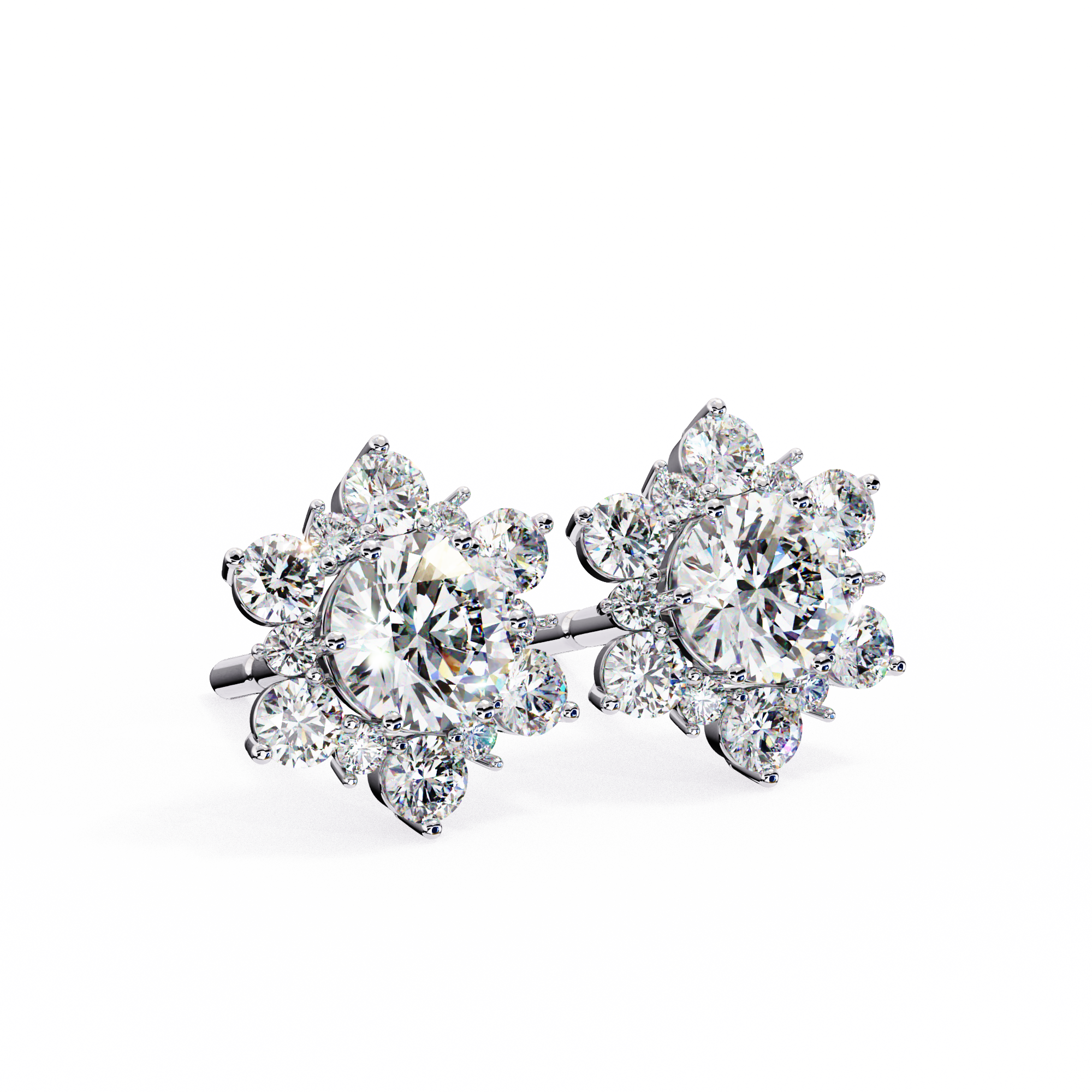 WOKE ™ Moissanite SNOWFLAKE Studs